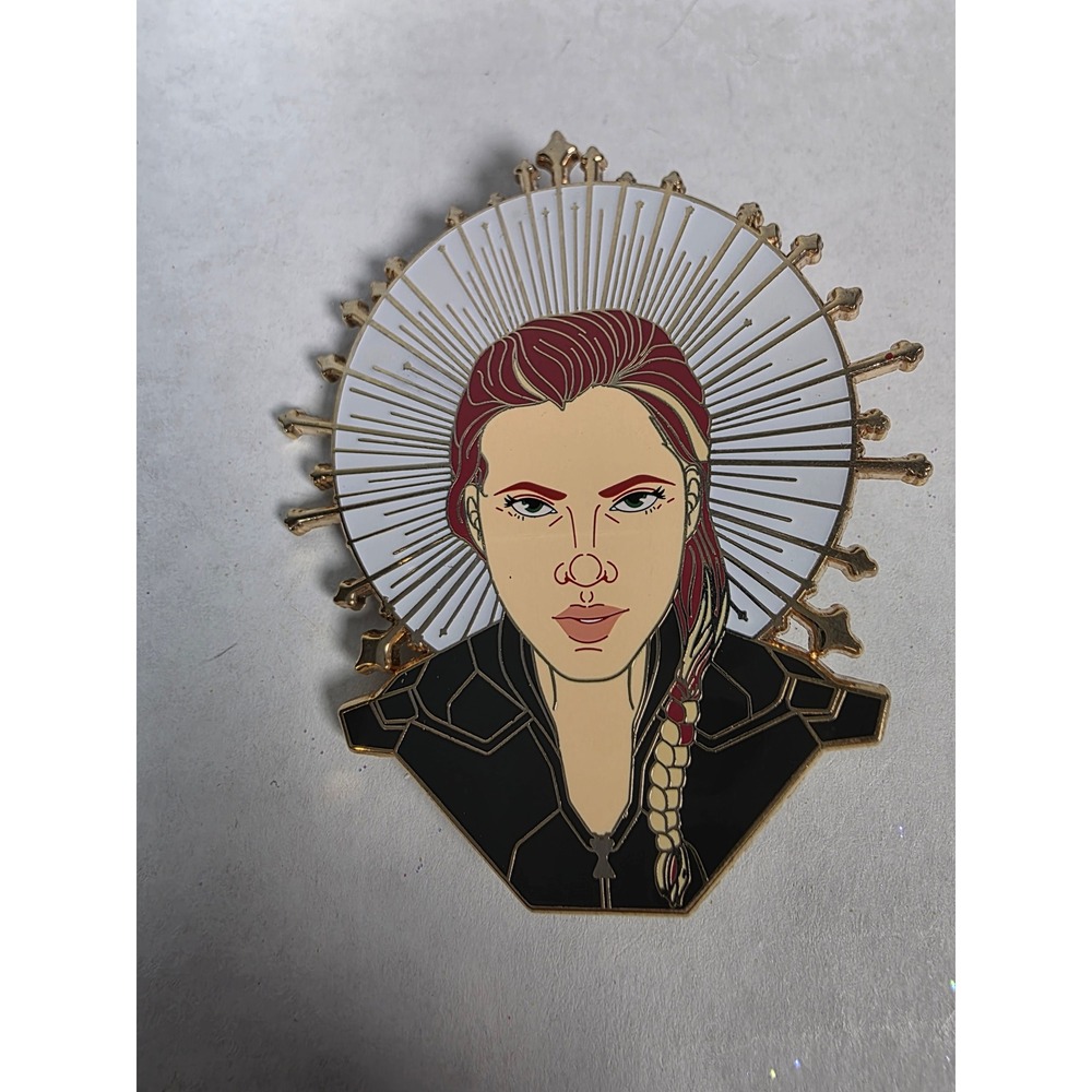 Marvel Black Widow Natasha Romanoff Halo Goddess Fantasy Enamel Pin Avengers